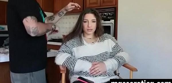  Hot teen masseuse given strong orgasm 21